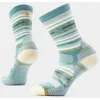 Image de Smartwool - Hike Light Cushion Margarita Crew Socks - Chaussettes en laine mérinos femme Dusty Teal - L (42 - 45)