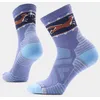 Image de Smartwool - Hike Light Cushion Fox Meadow Mid Crew Socks - Chaussettes randonnée femme Nightfall Blue - M (38 - 41)