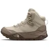 Image de The North Face - Offtrail Hike Mid Gore-Tex - Chaussures randonnée femme Timeless Taupe / Garnet - 41.5
