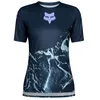 Image de Fox Racing - W Ranger SS Jersey Img Print - Maillot VTT femme Arctic Blue - M
