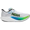 Image de Chaussures Hoka Rocket X 3 Blanc Vert AW26 Unisexe, Taille EU 42 2/3