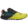 Image de Chaussures Hoka Speedgoat 7 Noir Jaune AW26, Taille EU 43 1/3