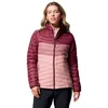Image de Columbia - Powder Pass Jacket - Doudoune femme Eraser Pink / Fig / Rich Wine - XS