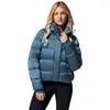 Image de Columbia - Amaze Puff Hooded Jacket - Doudoune femme Everblue High Shine - M