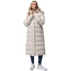 Image de Columbia - Amaze Puff Long Hooded Jacket - Doudoune femme Dark Stone - L