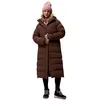 Image de Columbia - Amaze Puff Long Hooded Jacket - Doudoune femme Tobacco - XL