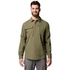 Image de Columbia - Skien Valley LS Shirt - Chemise homme Ancient Fossil - M