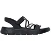 Image de Skechers - Go Walk Flex Sandal - Emma - Sandales randonnée femme Noir / Gris - 37