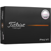 Image de Titleist Balles de golf Pro V1 25 Performance Align - Lot de 12, blanc/rose
