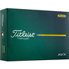 Image de Titleist Balles de golf AVX 2026 - Lot de 12, jaune