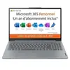 Image de IdeaPad Slim 3 15IAN8 82XB - Conception de charnière à 180 degrés - Intel N-series - N100 / jusqu'à 3.4 GHz - Win 11 Home in S mode - UHD Graphics -