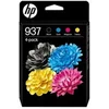 Image de 937 - Pack de 4 - noir, cyan, magenta, jaune - original - Officejet - cartouche d'encre - pour Officejet Pro 8122e, 8125e, 8134e, 8135e, 8138e, 8139e