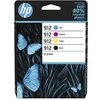 Image de 912 Combo Pack - Pack de 4 - noir, jaune, cyan, magenta - original - Officejet - cartouche d'encre - pour Officejet 8010e, 8012, 8013, 8014, 8015,