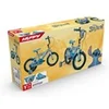 Image de Vélo enfant UNITED WHEELS Stitch 14 pouces - 2 freins - Stabilisateurs - Cadre acier Bleu clair
