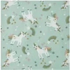 Image de Tissu enfant coton Licorne Bleu vendu par 50 cm(...) - Celadon Multicolore