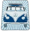 Image de Brisa bupb02 couverture de pique-nique vw combi samba stripes, bleu
