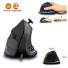 Image de Zélote C-18 verticale par câble LED Jeu programmable souris à distance pour l'ergonomie Wenaxibe 099