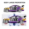 Image de 1:10 70 km / h 2.4g rc voiture 4wd double batterie haute puissance led phare camion de course
