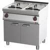 Image de Friteuse électrique double 0,8 kW/l, 17+17 l avec soubassement 400 V FE 70/80 E Redfox