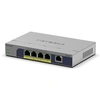 Image de GS105P - Commutateur - non géré - 1 x 10/100/1000 + 4 x 10/100/1000 (PoE+) - de bureau, fixation murale - PoE+ (63 W)