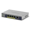 Image de GS105PP - Commutateur - non géré - 1 x 10/100/1000 + 4 x 10/100/1000 (PoE+) - de bureau, fixation murale - PoE+ (83 W)