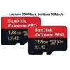 Image de Lot de 2 Carte microSDXC 128 Go Extreme Pro Adaptateur SD RescuePRO Deluxejusqu'à 200 Mo/s avec A2 App Performance UHS-I Classe 10 U3 V30