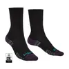 Image de Bridgedale - Hike Lightweight Merino Performance Boot - Chaussettes randonnée femme Black / Purple - L - 41 / 43