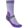 Image de Bridgedale - Mountain Bike Summer Weight T2 Coolmax Sport Boot - Chaussettes vélo femme Purple / Dk Grey - M - 38 / 40