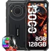 Image de BV6200 Pro Smartphone Incassable 6,56 Android 13 13000mAh 8Go+128Go 13MP IP68 Noir avec Smartwatch Blackview W60
