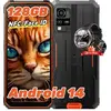 Image de BV4800 Pro Téléphone Portable Incassable 6,56 12Go+128Go Android 14 Dual SIM NFC Orange avec Smartwatch W50 Pro