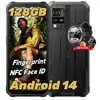 Image de BV4800 Pro Téléphone Portable Incassable 6,56 12Go+128Go Android 14 Dual SIM NFC Noir avec Smartwatch W50 Pro