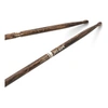 Image de Pro Mark Classic Forward 5B Firegrain Hickory Olive Ovale En Bois Baguettes de Batterie