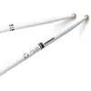 Image de ProMark Scott Johnson Lot de 2 baguettes de batterie avec olives en bois et hickory peintes en blanc en occasion ou reconditionné