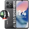 Image de Téléphone Portable FLAT 2C 6,56 6Go+64Go 5000mAh Dual SIM Noir avec Smartwatch Blackview R50