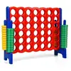 Image de Jeux Puissance 4 Géant, 42 jetons circulaires, 120*42*104 cm Panneau Rouge + Cadre Bleu