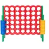Image de Jeux Puissance 4 Géant, 42 jetons circulaires, 120*42*104 cm Panneau Rouge + Cadre Vert