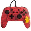 Image de Mannette de jeu filaire PowerA Pikachu Rouge pour Switch