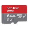 Image de SanDisk - Carte mémoire Ultra Android microSDXC 64GB + SD Adapter + Memory Zone App 100MB/s A1 Class 10 UHS-I
