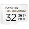 Image de High Endurance - Carte mémoire flash (adaptateur microSDHC - SD inclus(e)) - 32 Go - Video Class V30 / UHS-I U3 / Class10 - microSDHC UHS-I