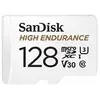Image de High Endurance - Carte mémoire flash (adaptateur microSDXC vers SD inclus(e)) - 128 Go - Video Class V30 / UHS-I U3 / Class10 - microSDXC UHS-I