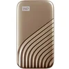 Image de WD My Passport SSD WDBAGF5000AGD - SSD - chiffré - 500 Go - externe (portable) - USB 3.2 Gen 2 (USB-C connecteur) - AES 256 bits - or