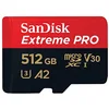 Image de SanDisk Extreme PRO 512 Go microSDXC, Carte micro sd + adaptateur SD (Pour smartphone, caméra d'action ou droner, jusqu'à 200 Mo/s) RescuePRO Deluxe UHS-I, Class 10, U3 en occasion ou reconditionné