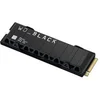 Image de WD_BLACK SN850X NVMe SSD WDBB9H0010BNC - SSD - 1 To - interne - M.2 2280 - PCIe 4.0 (NVMe) - dissipateur de chaleur intégré - noir