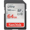 Image de SanDisk 64 Go Ultra SDXC Carte, avec jusqu'à 140 Mo/s, homologuée A1, UHS-I carte, Classe 10, U1 en occasion ou reconditionné