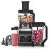 Image de Ninja 3-en-1 Robot de cuisine et mixeur avec 5 programmes: Mixer, Mixer Max, Hacher, Mélanger, Purée, Bol 1,8L, Cruche 2,1L, Tasse 700ml, 1200W, lavables au lave-vaisselle, Auto-iQ, Noir BN800EU en occasion ou reconditionné