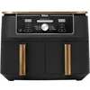 Image de Ninja Foodi MAX Dual Zone Air Fryer, Friteuse sans huile, 2 tiroirs, 9,5 L, 6-en-1 (Air Fry, Max Crisp, rôtir, cuire, réchauffer, déshydrater), exclusivité Amazon, cuivre/noir, AF400EUCP en occasion ou reconditionné