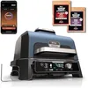 Image de Ninja Woodfire Pro Connect XL BBQ Électrique Grill & Fumoir, Contrôle via App, Sonde Numérique, Grill Extérieur 7-en-1 & Friteuse sans huile, Pellets de Bois, Résistant aux Intempéries, Noir OG901EU en occasion ou reconditionné