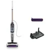 Image de Shark SteamPickUp 3-en-1 balai vapeur pour sols, non chimique, sépare débris humides et secs, 420 ml. Inclut : rouleau brosse supplémentaire, socle de rangement, support pour rouleau, Blanc SD200EU en occasion ou reconditionné