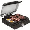 Image de Ninja Sizzle Grill électrique d'intérieur, plaque grill antiadhésive | Couvercle compatible lave-vaisselle, collecteur de graisse, et guide de recettes - GR101EU en occasion ou reconditionné