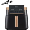 Image de Ninja Air Fryer MAX PRO, 6,2 L, Grand tiroir, rôtir, cuire au four, frire sans huile, familial, antiadhésif, panier/plaque croustillante compatibles lave-vaisselle, pinces, noir/cuivre, AF180EUCP en occasion ou reconditionné
